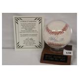 Mike Schmidt three times NL MVP w/ certificate