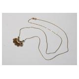 14kt yellow gold 25' Box Link Necklace with