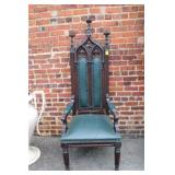 5'10'' Antique Deacons Chair