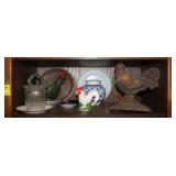 Cast Iron and Plate Chicken Lot