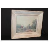 Vintage Oil on Board William Nelson Michigan