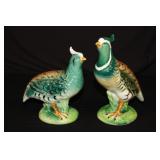 A Pair of 7 1/2 ' Tall MCM Ceramic Peasants