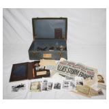 WW2 US Military Bring back Grouping, gas mask case