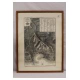 Antique Map 'Pianta Della Citta Di Genova'