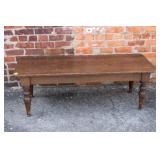 Antique Coffee Pine Table