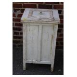 Antique Wooden Hamper/ Trashcan