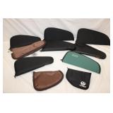 10pcs Gun Rugs, (8) 13' Gun Rugs, (2) Small Ruger