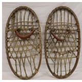 Pair of Vintage 21' Snow Shoes