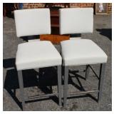 2pc Italian Bar Chairs by Pietro Costantini