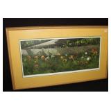 Bob Timberlake 'Velvet Faces' Print doubl matted