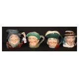 4pc Royal Doulton Character Jugs; 'Izaak Walton'