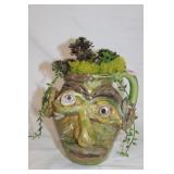 9' Tall 'Carailla' Face Jug