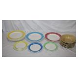 Group of 12 Assorted Oneida Plates, Rego