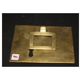 Antique Brass Door Knocker w/ rectangle