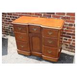 Antique Pine Knee Hole Desk