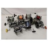 10 Vintage PENN Fishing reel lot: 7x #309,