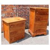 2pc Pine Chest of Drawers