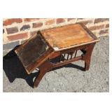 Antique Shoe shine Stand 13.5' x 23' x 10.5'