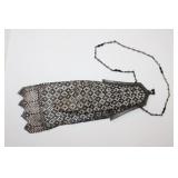 Art Deco Whiting & Davis mesh bag, black and