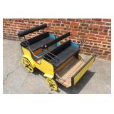 Antique Yellow Child's Amusement Carriage Ride