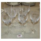 8 - American Wildlife by Coyle Water Goblets