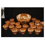 19pc Vintage Anchor Hocking Fire King Peach