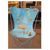 Mid Century Modern Butterfly Copper metal Patio