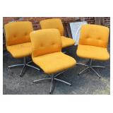Set of 4 Mid-Century Modern Knoll Pollock Style