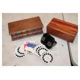 Sauyers Viewmaster, 2 small chest (Lane & jewelry
