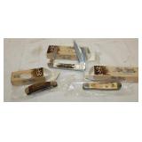 3pcs Parker-Edwards Pocket Knives A95145-67,