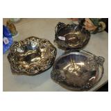 3 Outstanding Victorian Silverplate handled