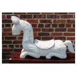 Carved & Painted Wooden Horse