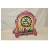 Antique Ansonia Clock in a Hand Painted Royal Bonn