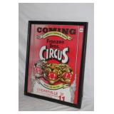 Vintage Circus Advertising Poster Cherryville