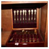 52 Piece Gold Tone stainless China