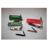 5pc knives; Remington RE2GS, RI-D Upland,