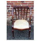 1 Vintage Mahagony Arm Chair Chippendale Style