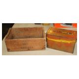 Vintage Crate and Ammo Box