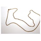 10K rope necklace with 14K magnetic clasp, 24ï¿½,