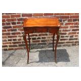Louis XV Mahogany Accent Table 2/ Pullout Tray