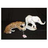 2pc Rosenthal Porcelain Animal Figures;