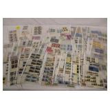 Assorted US Postage Stamp plate blocks from 2 cent