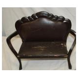 Vintage Doll/Teddy Bear Settee 19' wide