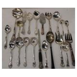 21 Unusual Silverplate Servers, mostly Victorian