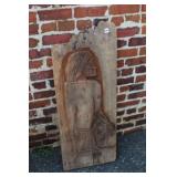 Antique Carved 41' x 16' w/ Figure