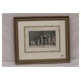 Antique Greco - Roman Etching 'Tavola XII'