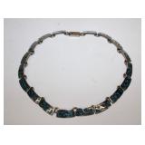 Sterling & Turquoise Link Necklace