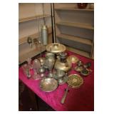 Vintage Lamp Parts & etc. (Oil on one lamp)