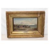 19th Century Oil on Canvas signed Wening