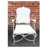 Global Views Cast Iron Frame Arm Chair